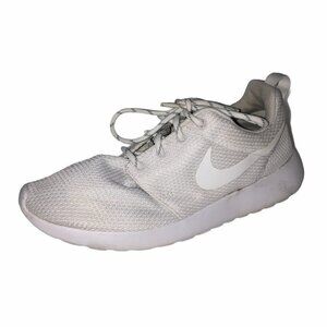 Nike Womens Size 6.5 White Roshe One Lace Up Athletic Sneakers Running Shoes